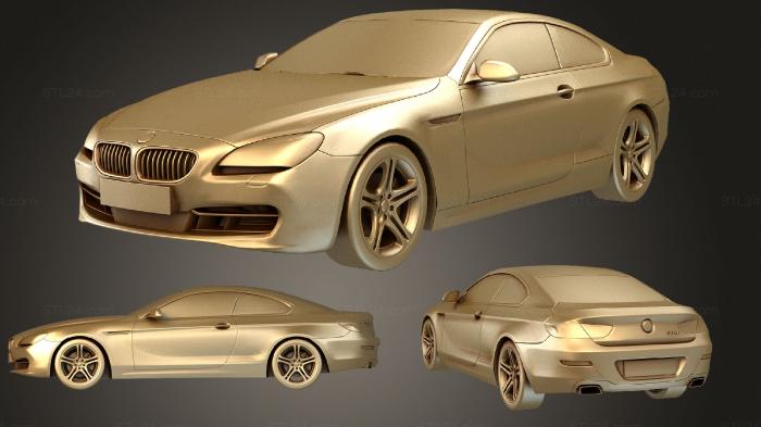 Автомобили и транспорт (BMW 6 серии F12, CARS_0832) 3D модель для ЧПУ станка
